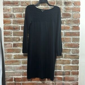 Black dress wool blend